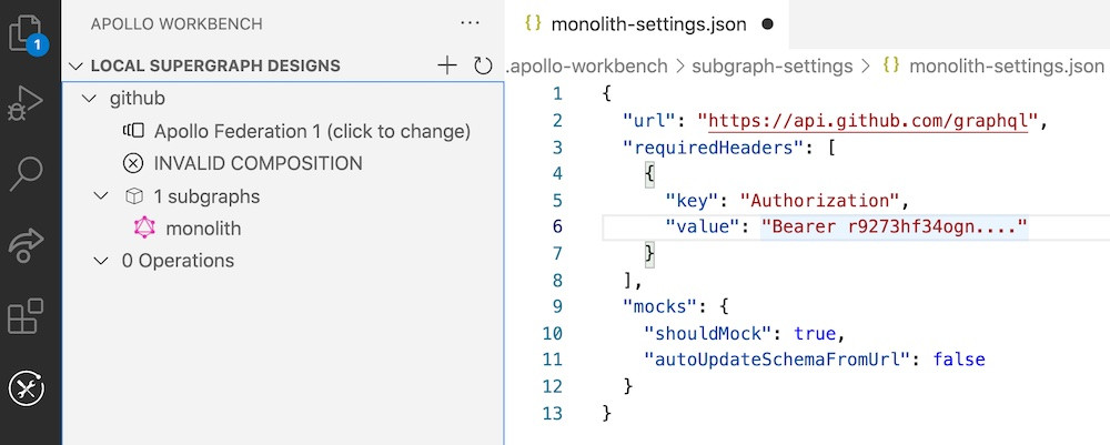 Setting custom subgraph headers