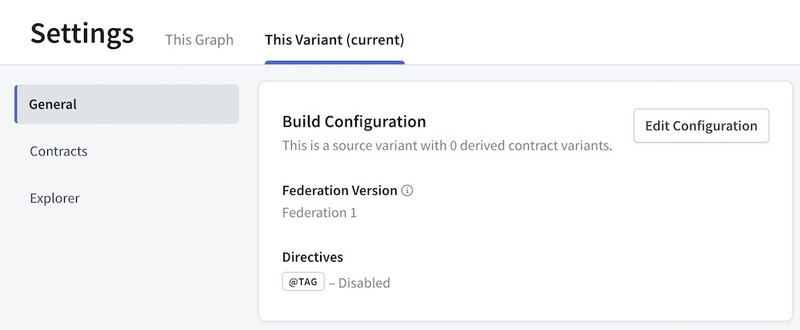 Edit variant settings in Studio